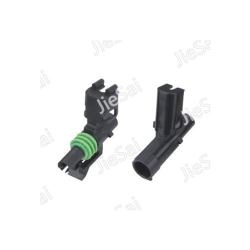 1 Pin 12010996 12015791 Female Male Auto Plug Weather Pack Electrical Wire 2.5 Connector Plug Sealed Wiring Automotive Connector