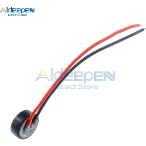 5Pcs/lot DC 1V-10V 2 Wires Electret Condenser Microphone For PC Phone Earphone MP3 Player