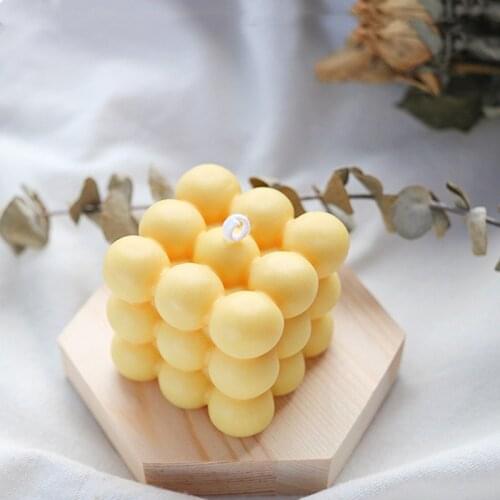 6 even cube shape silicone mold DIY candlestick, soap, mousse, clay, dry Pez mold jewelry ornaments mold