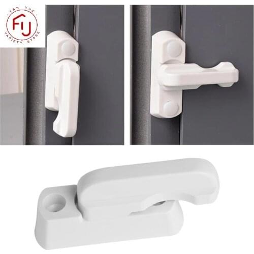 Child Safe Security Window Door Sash Lock Safety Lever Handle Sweep Latch Plastic+Stainless Steel+Zinc Alloy Upvc