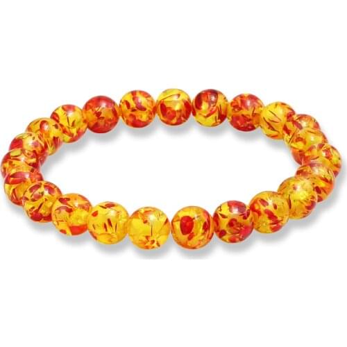 Natural Stone Buddha Bracelet Charm Women Imitation Ambers Lucky Purple Agates Bead Bracelets&Bangles for Women Men Hand Jewelry