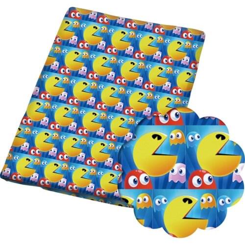 Diy 50*140CM flower pattern Polyester cotton Fabric Patchwor Printed for Tissue Kids Home Textile for Sewing Doll Dress Curtain