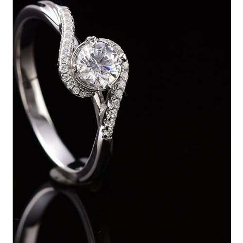 New 925 Sterling Silver Ring Micro-Inlaid Simulation CZ Water Drop Square Diamond Princess Ring Female Charm Jewelry Engagement