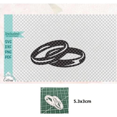Ring Metal Cutting Dies Stencil Scrapbooking DIY Album Stamp Paper Card Embossing Decoration Craft
