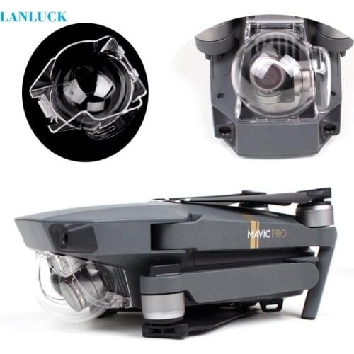 Lens Cover Cap for DJI Mavic Pro Platinum Drone Transport Cover Transparent Gimbal Camera Protection Dust-proof Protector Cap