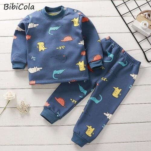 Baby Girls Pajamas Set New Autumn Long sleeve Childrens Clothing Boys Sleepwear Cotton Pyjamas Sets For Kids 2-6 Years
