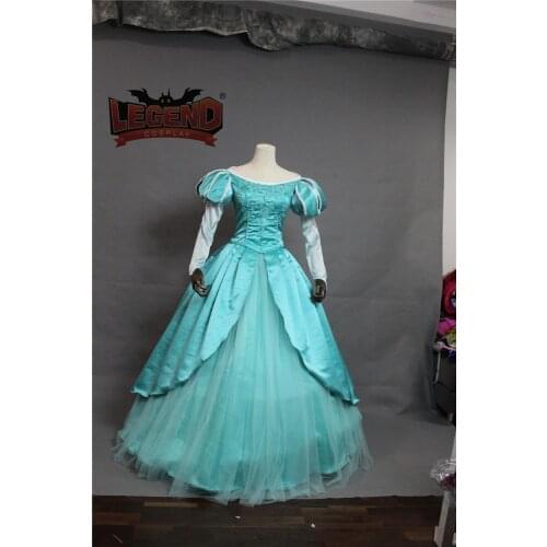 Princess Mermaid adult dress Princess green ball gown Dress for adult Cosplay Costume custom made