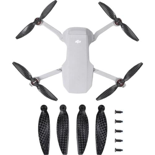 For Mavic Mini Carbon Fiber Propellers Hard and Durable Lightweight Propellers 4726F Foldable Low Noise Props Blades Accessories