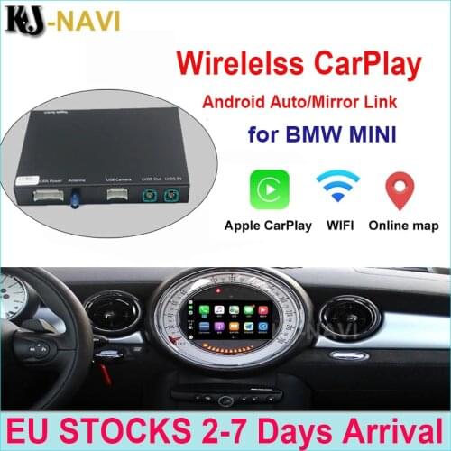 With Android Mirror Link AirPlay Car Play Function Wireless CarPlay For BMW Mini Cooper F54 F55 F56 F60 2014-2018