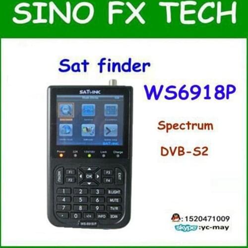 Satlink WS-6918p DVB-S2 Satellite Finder Meter Satlink 6918p ws6918 finder