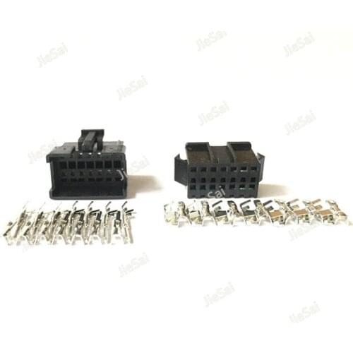 Male And Female JST SM 14 Pin 2.54mm 14 Way Multipole Connector Plug With Terminal