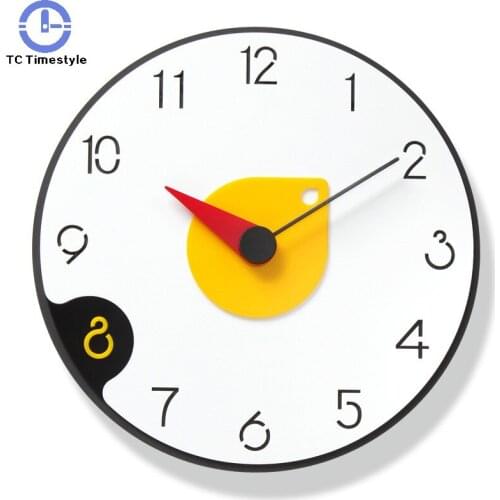 Nordic Modern Minimalist Wall Clock Personality Living Room Quartz Simple Silent Kitchen Decorative Bedroom Household Watch