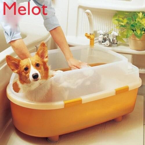 Dog Bathtub Cat Bath Tub Pet Cleaning Products Teddy Bathtub Dog Bath Tub Supplies Dog Accessories for Small Dogs Luxury