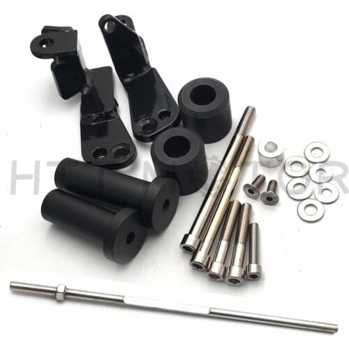 Aftermarket Free shipping motorcycle parts No Cut Frame Slider Protector For Suzuki 1999-2007 Hayabusa GSX1300R GSX-R BLACK