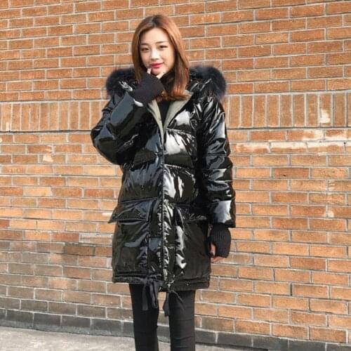 2020 Women Coat White Duck Down Jacket Winter Hooded Parkas Hight Quality Outerwear Female Thick Warm Down Coat Fur Collar