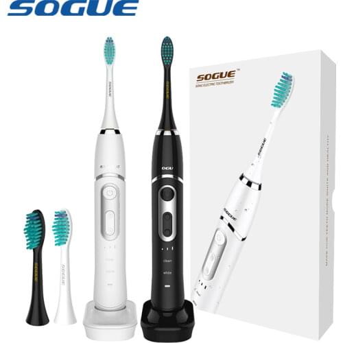 SOGUE Sonic Electric Toothbrush Maglev Motor 6 Modes USB charge Waterproof 2 FDA brushheads S61 Escova de Dente Eletrica Sonico