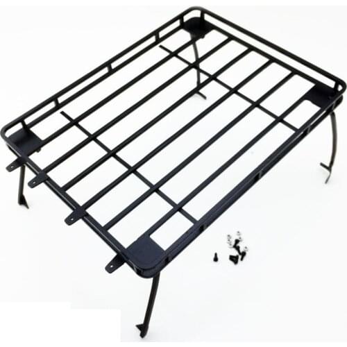 1/10 Scale Metal Rear and Roof Tail Luggage Tray/Led Grille For Tamiya CC01 CC-01 Chassis Wrangler Jeep Rock Crawler RC