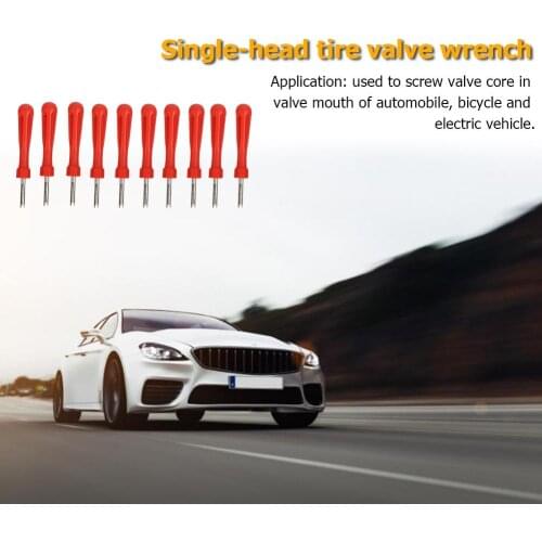 10pcs Tire Valve Core Removal Tools Metal and Plastics Durable Convenient Screwdrivers Valve Stems Caps Repair Tools