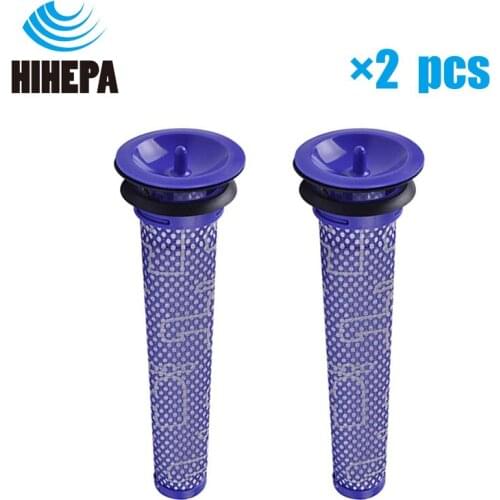 2pcs Washable HEPA Filters Pre Filter Motor Head for Dyson V6 V7 V8 DC62 DC61 DC58 DC59 DC74 Vacuum Cleaner parts DY-965661-01