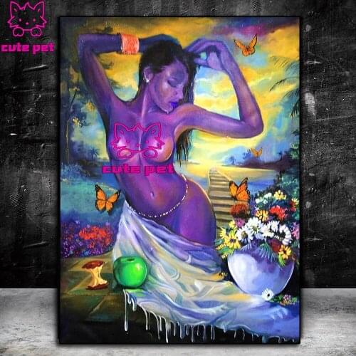 5D DIY Diamond Painting Fruit flower Hot selling home art Nude sexy woman cross stitch full square Drill embroidery mosaic Decor