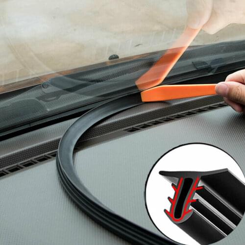 Car Sticker Dashboard Sealing Strip Noise Sound Insulation Rubber Strips Leakproof Weatherstrip Auto Anti Leak Strip Accessories