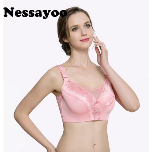 Ultra Big Size Women bra F Cup Push Up Bra Plus Size Bra D E Full Cup 46 48 50 52 Body Shaping Underwear Large Cup Anti Emptied