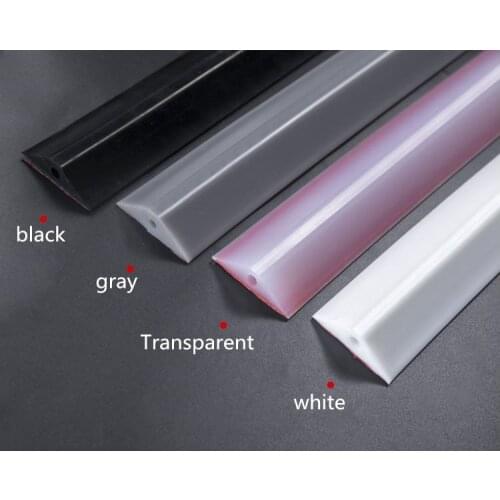 Four different colors bathroom Sealing Strips Bathroom kitchen waterproof Silicone Flexible Sealing Strip 100/120/150/200cm