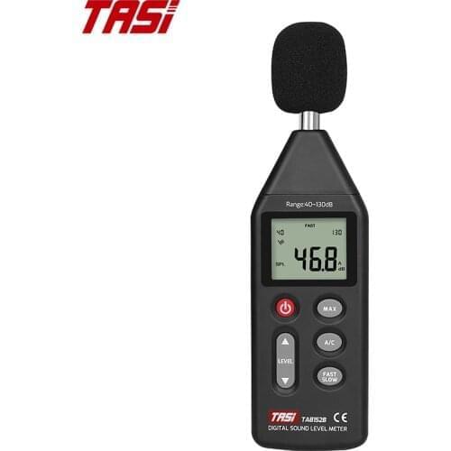TASI TA8152A Digital Sound Level Meter Noise Meter Audio Detector LCD Display 40-130dB Tester Volume Decibel Measuring