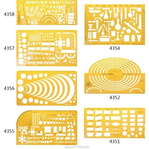 K Resin Drawings Template Ruler For Physical Chemical Instrument Measuring Tool Jy23 21 Dropship
