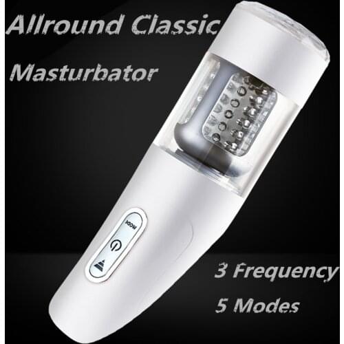 Allround Classic Male Masturbator Cup Powerful Electric Pistons Pocket Pussy Sex Toy For Men Fully Automatic Sex Machine For Man