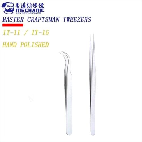 MECHANIC mobile phone repair special flying wire tweezers precision stainless steel IT-15 IT-11 electronic components clip