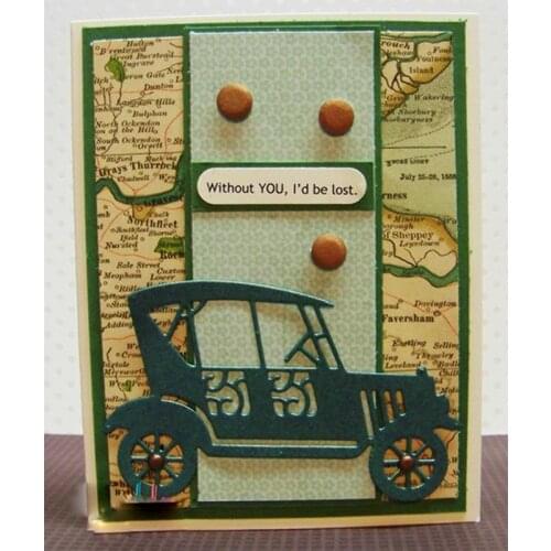 Tour Car Vehicle Metal Cutting Dies For Scrapbooking Embossing Decorative Crafts Supplies DIY Paper Cards Making New 2018 Diecut