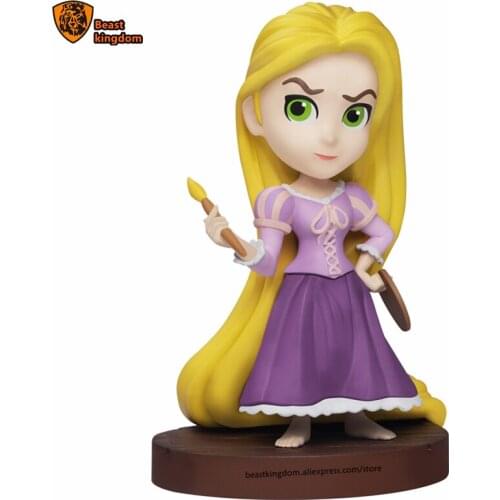 Beast kingdom Disney Princess RAPUNZEL MINI EGG ATTACK SERIES Desktop Decoration Cute Gift Collection Toy Figures