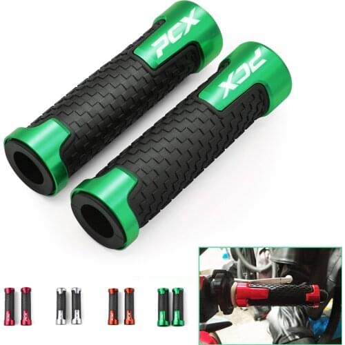Newest For Honda PCX 150 125 PCX150 PCX125 PCX155 2010-2020 Motorcycle 7/8'' 22mm CNC Aluminum Rubber Gel Handle Bar Hand Grips
