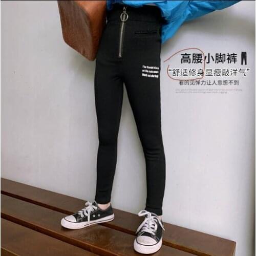 2020 new wholesale girls pants autumn cotton fashion girls pants 4-10t F524