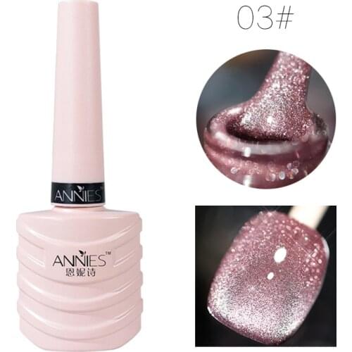 NEW Ennisi Colorful Diamond Glue Nail Polish Nail Art Varnish Laser Bungee Powder 10ml Soak Off Cat Eyes Gel Polish HOT TSLM2