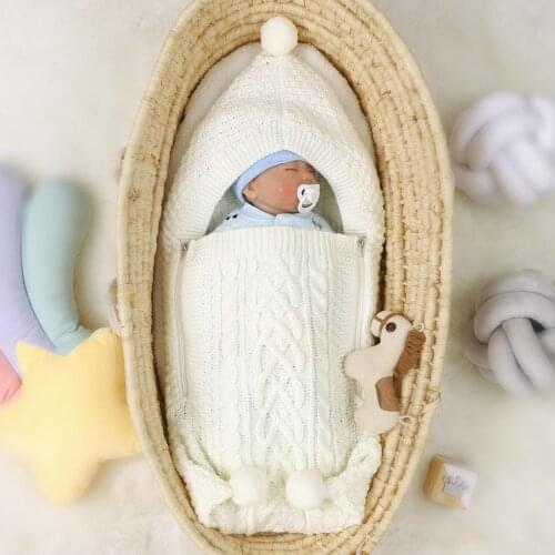 Newborn Swaddle Wrap Infant Boys Girls Sleeping Bag Receiving Blankets Autumn Stroller Wrap Toddler Sleeping Bags