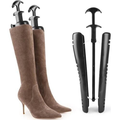 Portable Knee High Boots Stand Holder Womens Auto Boot Shoe Tree Stretcher Organizer Durable Wrinkle-resistant Boot Accessories