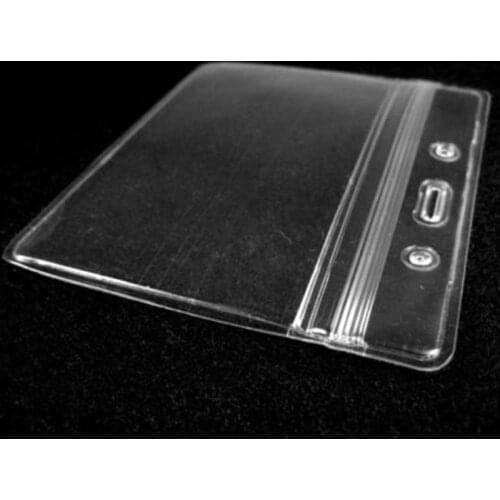 1PCS Transparent Clear PVC ID Bank Badge Work Exhibition ID Name Waterproof Card Holders Credit Card Holder Bags for Women Men