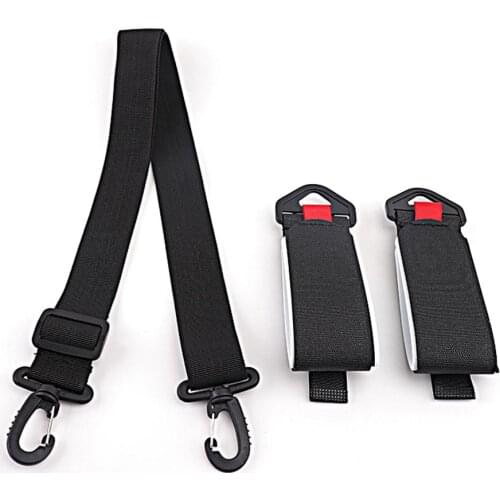 Adjustable Nylon Ski Snow Board Easy To Use Super Durable Fixed Strap Shoulder Pole Carrier Lash Holder Sling For Outdoor Skiing