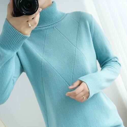 KOIJINSKY 2021 autumn and winter pure wool high turning age womens knitted sweater
