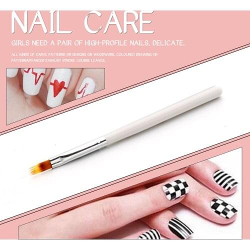1Pcs Drawing Brush for Nail Gradient Rhinestone Handle Nail Art Tool Nail Brushes Set UV Gel Brush Liner Painting Pen