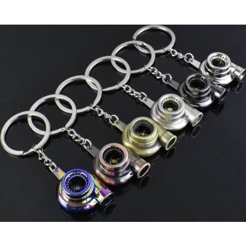 1PC Creative Mini Keyring New Turbo Key Chain Ring Keychain Accessories