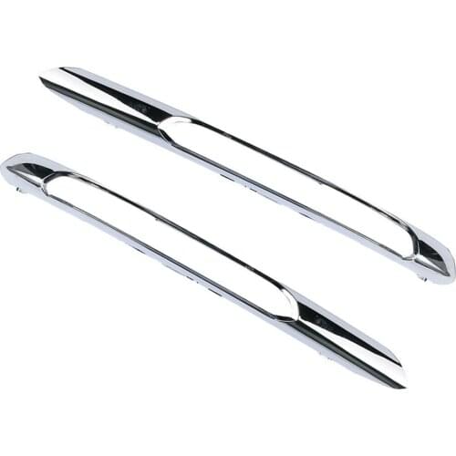2Pcs Car Front Daytime Running Light DRL Frame Bumper Chrome Stripe 2128851674 Fit for Mercedes E-Class W212 2009 2010 2011 2012