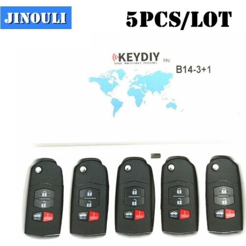 5pcs/Lot B14-3+1 KD900 URG200 4 Buttons Remote Control 3+1 Buttons Car Key Remote For Mazda M Style For KD900