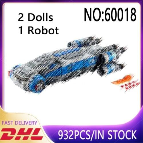 932PCS Star Series Wars Resistance I-TS Transport Fighter Building Blocks Bricks Kids Christmas Toys Boy Birthday Gifts 60018