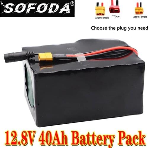 SOFODA 32700 Lifepo4 Battery Pack 4S3P 12.8V 40Ah 4S 45A 100A Balanced BMS for Electric Boat and Uninterrupted Power Supply 12V