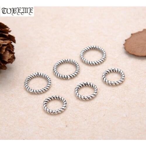 Real 925 silver jewelry Spacers 925 sterling jewelry Beads Real Silver Large-hole spacers