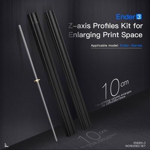 3D Printer Parts Y Axis Profiles Kit For Englarging Print Space For Ender-3 Ender-3 Pro Ender-3 V2 Printer