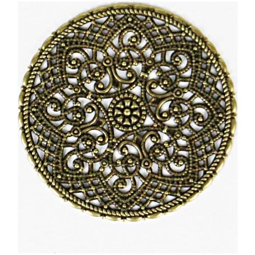 DIa41mm bronze material home decoration vintage metal craft scrapbooking handmade DIY metal embellishment 10pcs/lot